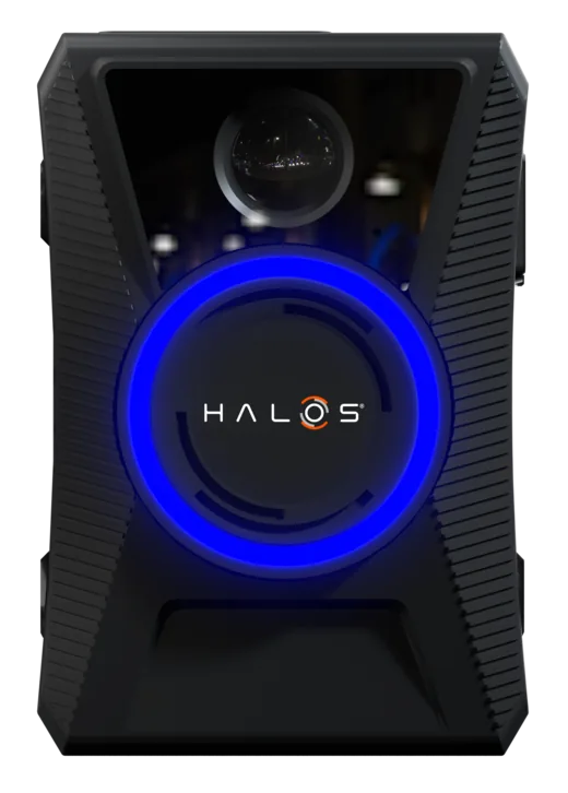 HALOS Horizon body camera, front view
